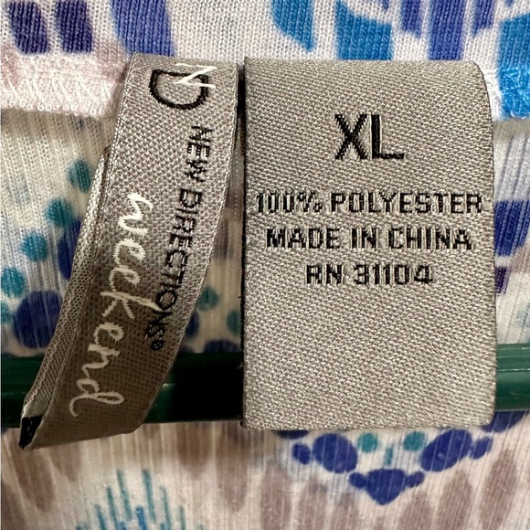 207. ND NEW DIRECTION WEEKEND AZTEC DESIGN SIZE XL - Picture 8 of 11